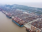 This paper aims to understand the importance of Bangladesh’s Chattogram and Mongla seaports in advancing the country’s economic interests and facilitating regional commerce.(Bloomberg (Representative Image)) This paper aims to understand the importance of Bangladesh’s Chattogram and Mongla seaports in advancing the country’s economic interests and facilitating regional commerce.(Bloomberg (Representative Image))
