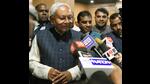 Bihar chief minister Nitish Kumar in Patna on Wednesday. (Santosh Kumar/HT Photo) Bihar chief minister Nitish Kumar in Patna on Wednesday. (Santosh Kumar/HT Photo)