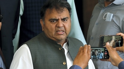 File photo of leader of Pakistan Tehreek-e-Insaf Party Fawad Chaudhry. (AP) File photo of leader of Pakistan Tehreek-e-Insaf Party Fawad Chaudhry. (AP)