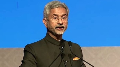 Foreign minister S Jaishankar. Foreign minister S Jaishankar.
