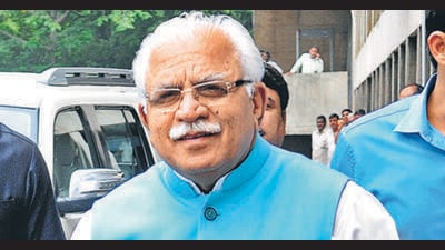 As part of the Republic Day celebrations, Haryana CM Manohar Lal Khattar will unfurl the Tricolor at Tejli Stadium in Yamunanagar’s Jagadhri on Thursday. (HT File Photo)