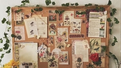 Display Your Vision Board: The final step is to display your vision board in a prominent location, where you will see it often. This can be in your home, office, or even on your desktop background. Seeing your vision board regularly will serve as a constant reminder of your goals and can help keep you motivated. (Pinterest)