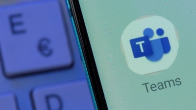FILE PHOTO: Microsoft Teams app is seen on the smartphone placed on the keyboard in this illustration taken, July 26, 2021. REUTERS/Dado Ruvic/Illustration/File Photo (REUTERS)