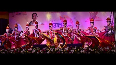 Event witnessed numerous folk dance and music performances. (HT Photo)