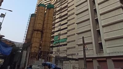 Mumbai, India - January 25, 2023: A view of the unrestricted Minerva Towers, at Mahalaxmi, in Mumbai, India, on Wednesday, January 25, 2023. (Photo by Satish Bate/ Hindustan Times) (Satish Bate/HT PHOTO) Mumbai, India - January 25, 2023: A view of the unrestricted Minerva Towers, at Mahalaxmi, in Mumbai, India, on Wednesday, January 25, 2023. (Photo by Satish Bate/ Hindustan Times) (Satish Bate/HT PHOTO)