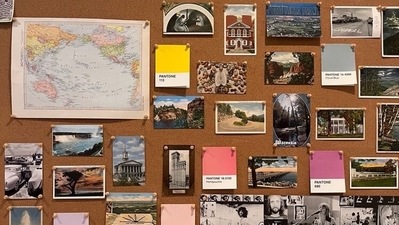 Share your vision board with others. This can be a great way to get support and accountability from your loved ones and friends. (Pinterest)