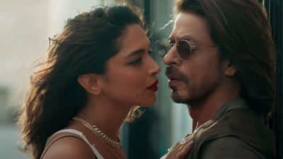 Shah Rukh Khan, Deepika Padukone and John Abraham starred in Pathaan. Shah Rukh Khan, Deepika Padukone and John Abraham starred in Pathaan.