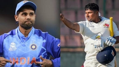 Suryakumar Yadav and Sarfaraz Khan Suryakumar Yadav and Sarfaraz Khan