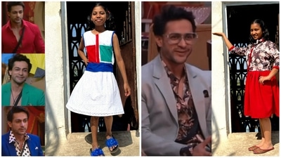 Shalin Bhanot's Bigg Boss 16 clothes turned into dresses for young girls. Shalin Bhanot's Bigg Boss 16 clothes turned into dresses for young girls.