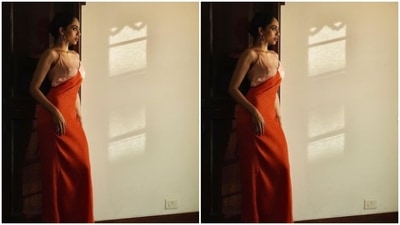 Sobhita further accessorised her look in hoop earrings and nude stilettos as she posed for the sun kissed pictures.&nbsp; (Instagram/@sobhitad)