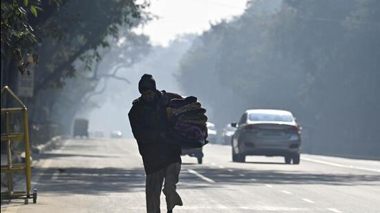 Delhi’s air quality improved to the moderate category. (Hindustan Times)