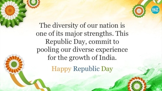 Republic Day commemorates the adoption of the Constitution of India. (HT Photo)
