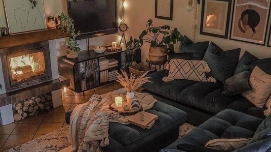 Start with a neutral colour palette: Neutral colours such as white, beige, and grey create a calming and soothing atmosphere in a room. They also provide a blank canvas for you to add pops of colour and texture.(Pinterest)