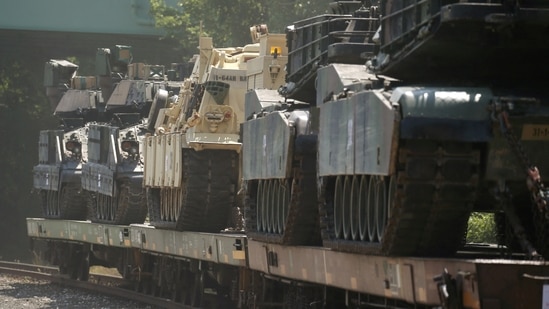 Abrams tanks. (File image)(REUTERS)