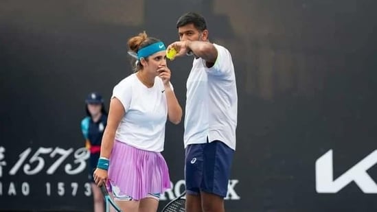 Sania Mirza and Rohan Bopanna in the Australian Open.