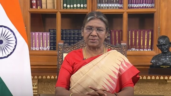 President Droupadi Murmu's address, 74th Republic Day, highlights. President Droupadi Murmu's address, 74th Republic Day, highlights.