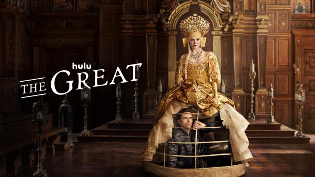“The Russian empress Catherine the Great, as revamped by the Hulu series The Great, can drop F-bombs just as easily as wax poetic.” (HULU) “The Russian empress Catherine the Great, as revamped by the Hulu series The Great, can drop F-bombs just as easily as wax poetic.” (HULU)