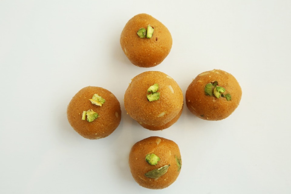 Laddoos contain lot of sugar.