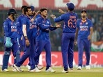 India's Kuldeep Yadav celebrates a wicket with teammates during the 3rd ODI match against New Zealand(ANI) India's Kuldeep Yadav celebrates a wicket with teammates during the 3rd ODI match against New Zealand(ANI)