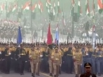 Led by colonel Mahmoud Mohamed abdel Fattah El Kharasawy, 144 soldiers of the Egyptian army marched on the Kartavya path as the Republic Day parade began.