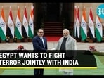 EGYPT WANTS TO FIGHT TERROR JOINTLY WITH INDIA 