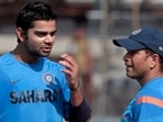 Indian batter Virat Kohli has a chat with Master Blaster Sachin Tendulkar