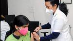A health care worker inoculates a beneficiary with a booster dose of Covid-19 vaccine at Gauhati Medical College and Hospital (GMCH), in Guwahati. (ANI) A health care worker inoculates a beneficiary with a booster dose of Covid-19 vaccine at Gauhati Medical College and Hospital (GMCH), in Guwahati. (ANI)