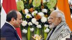Prime Minister Narendra Modi and Egyptian President Abdel Fattah El-Sisi, in New Delhi. (ANI/PIB) Prime Minister Narendra Modi and Egyptian President Abdel Fattah El-Sisi, in New Delhi. (ANI/PIB)
