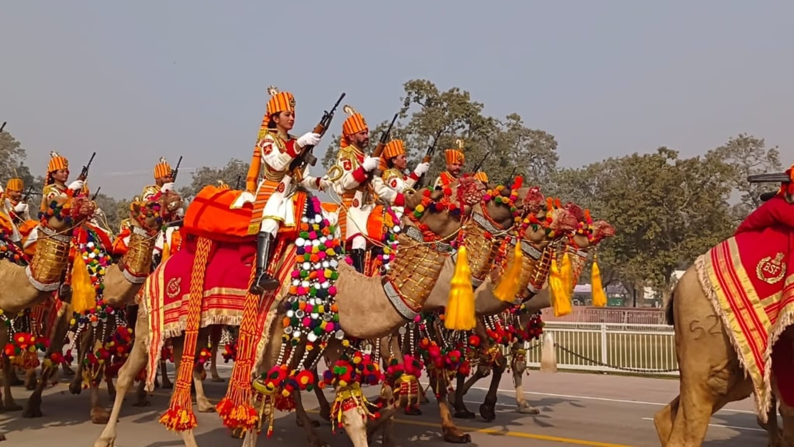Republic Day 2023 Women riders debut on BSF camel contingent Latest