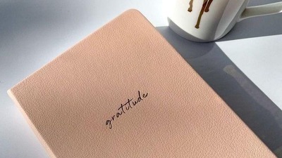 Enhancing gratitude: Journaling is a great way to practice gratitude, by writing down things you are thankful for. This practice can help to improve your mood and overall well-being. (Pinterest)