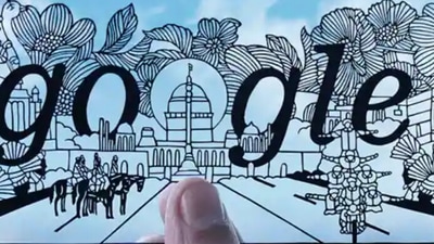 Google Doodle celebrates India's 74th Republic Day Google Doodle celebrates India's 74th Republic Day