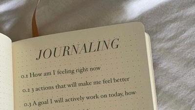 Reducing stress and anxiety: Journaling is a great way to process and release pent-up emotions and thoughts, which can help to reduce stress and anxiety levels. By taking the time to write down your thoughts and feelings, you can gain a better understanding of what is causing your stress and anxiety, and develop strategies to cope with these feelings. (Pinterest)