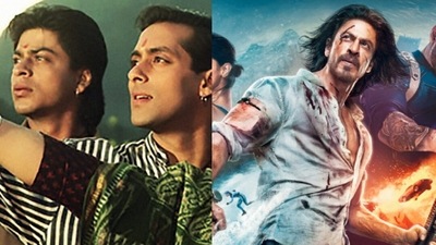 Filmmaker Vasan Bala was reminded of the 1995 film Karan Arjun by Rakesh Roshan while watching Pathaan in theatres. Filmmaker Vasan Bala was reminded of the 1995 film Karan Arjun by Rakesh Roshan while watching Pathaan in theatres.