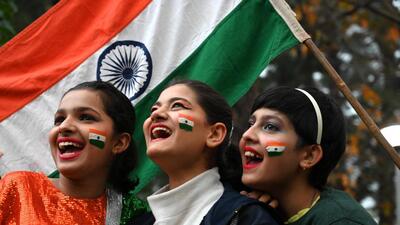 Students participating in a cultural programme on the eve of Republic Day at Tagore Theatre in Chandigarh. (Sanjeev Sharma/HT) Students participating in a cultural programme on the eve of Republic Day at Tagore Theatre in Chandigarh. (Sanjeev Sharma/HT)