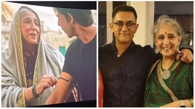 Aamir Khan's older sister Nikhat Khan Hegde plays an Afghan woman who blesses Shah Rukh when he rescues their village in Pathaan. Aamir Khan's older sister Nikhat Khan Hegde plays an Afghan woman who blesses Shah Rukh when he rescues their village in Pathaan.