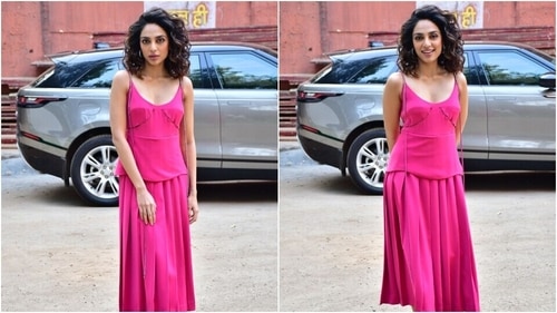 Sobhita posed for the pictures. (HT Photos/Varinder Chawla) Sobhita posed for the pictures. (HT Photos/Varinder Chawla)