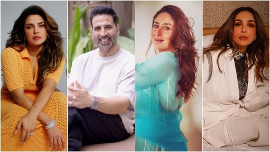 Priyanka Chopra, Akshay Kumar, Kareena Kapoor and Malaika Arora wish fans Happy Republic Day. (Instagram)