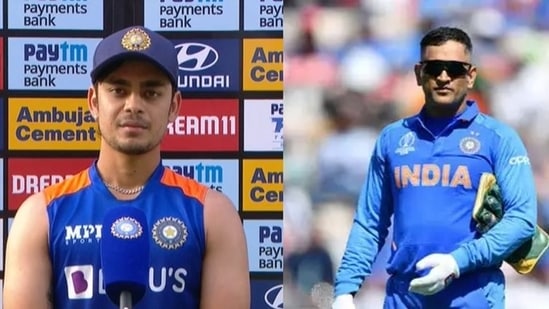 Ishan Kishan and MS Dhoni