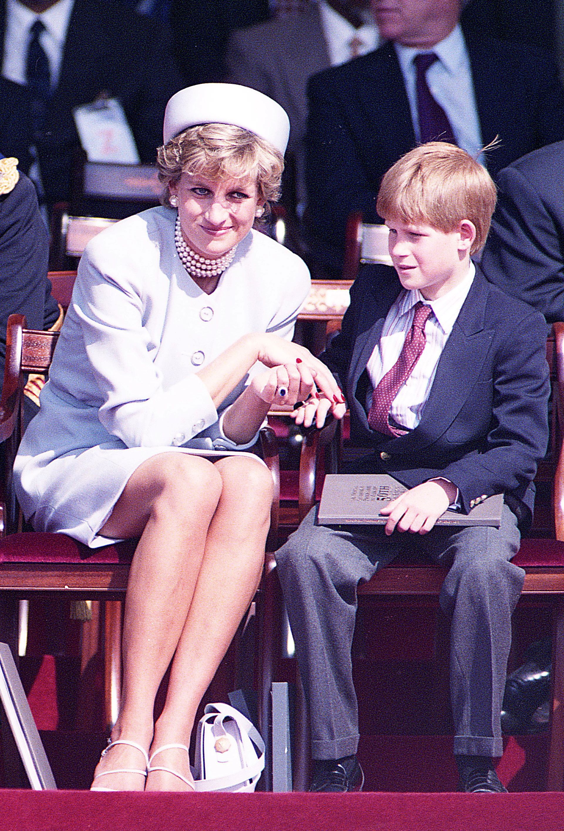Britain's Princess Diana and son Prince Harry during a Heads of State Ceremony at Hyde Park in London, Britain on May 7, 1995. (Dylan Martinez/REUTERS) Britain's Princess Diana and son Prince Harry during a Heads of State Ceremony at Hyde Park in London, Britain on May 7, 1995. (Dylan Martinez/REUTERS)