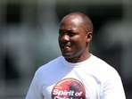 MCC's Brian Lara during nets.