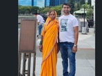 Man takes his mother to Singapore and said that she is first from her generation to travel aborad.(LinkedIn/@ Dattatray J) Man takes his mother to Singapore and said that she is first from her generation to travel aborad.(LinkedIn/@ Dattatray J)