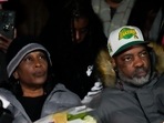 RowVaughn Wells, mother of Tyre Nichols, who died after being beaten by Memphis police officers, and his stepfather Rodney Wells, listen to speakers at a candlelight vigil for Nichols in Memphis, Tennessee on Thursday. RowVaughn Wells, mother of Tyre Nichols, who died after being beaten by Memphis police officers, and his stepfather Rodney Wells, listen to speakers at a candlelight vigil for Nichols in Memphis, Tennessee on Thursday.
