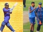 Prithvi Shaw; Hardik Pandya with Rahul Dravid Prithvi Shaw; Hardik Pandya with Rahul Dravid