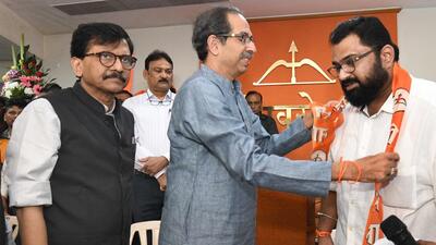 Key North Maharashtra leader quits BJP, joins Thackeray faction Key North Maharashtra leader quits BJP, joins Thackeray faction