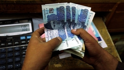 The rupee slid as much as 4.2% to a record 259.7148 per dollar, after a 7% drop on Thursday. (Representational Image) (REUTERS)