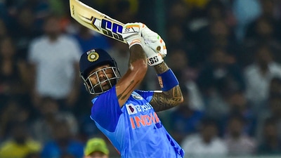 Suryakumar has scored 1578 runs in 43 innings at an average of 46.41 and a strike rate of a whopping 180.34 (PTI) Suryakumar has scored 1578 runs in 43 innings at an average of 46.41 and a strike rate of a whopping 180.34 (PTI)