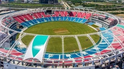 The Ekana Stadium in Lucknow (HT File Photo)