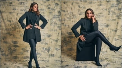 Huma Qureshi's all-black ensemble is the perfect TGIF mood (Instagram/@iamhumaq) Huma Qureshi's all-black ensemble is the perfect TGIF mood (Instagram/@iamhumaq)