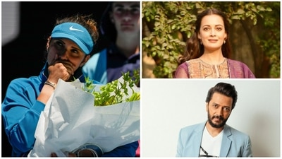 Dia Mirza, Riteish Deshmukh have shared messages for Sania Mirza. Dia Mirza, Riteish Deshmukh have shared messages for Sania Mirza.