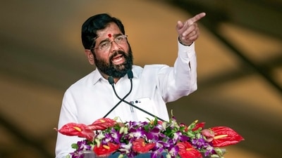 Maharashtra chief minister Eknath Shinde. (PTI) Maharashtra chief minister Eknath Shinde. (PTI)